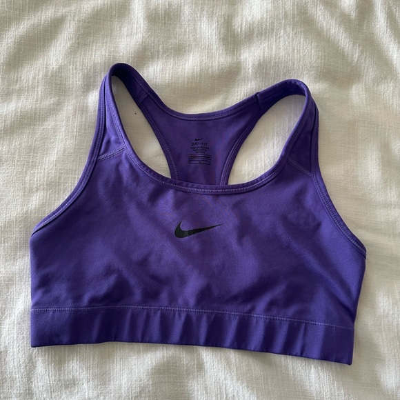 Nike Women's Vibrant Purple Sports Bra - Picture 1 of 3